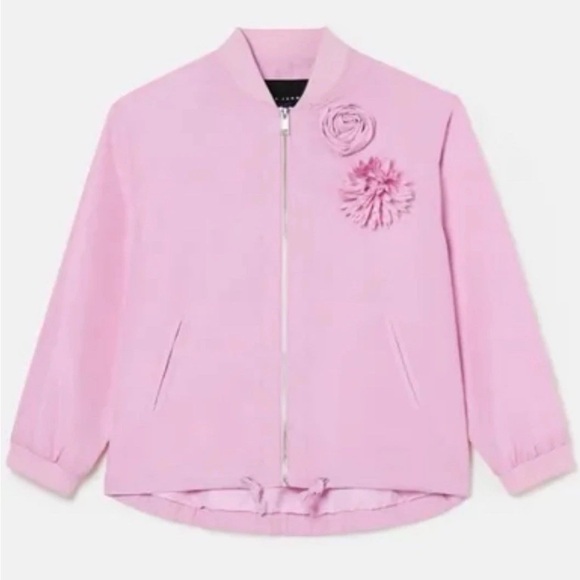 Tara Jarmon Paris Blush Bomber Jakcet NWT Size 38 - Picture 7 of 14